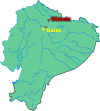 Map of Ecuador