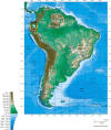 Map of South America